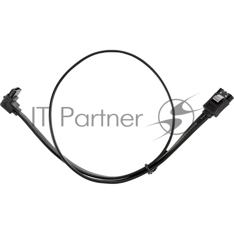 Кабель SATA M --SATA M 3.0V 7 pin угловой разъем Telecom 0.5m <TUS705-0.5M>