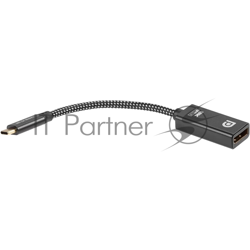 Адаптер USB Type-Cm---->DP(f) 1.4v, 4K@120HZ 8K@ 60Hz, Alum Shell,Telecom 0.15м<TUC065>