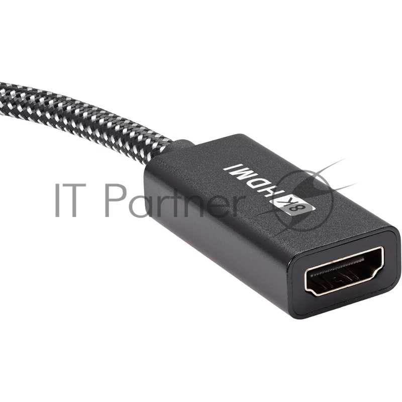 Адаптер USB Type-Cm---->HDMI(f) , 4K@120HZ 8K@ 30Hz, Alum Shell,Telecom 0.15м<TUC040>