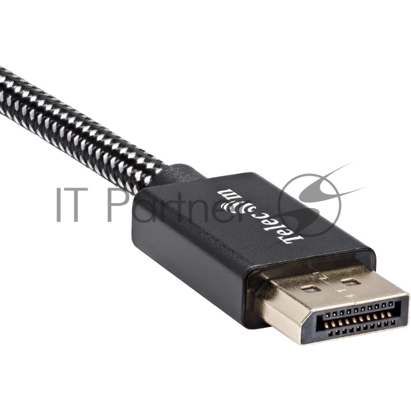 Кабель DisplayPort M-> HDMI M 4K@120Hz/8K@30Hz 1.8m Telecom,оплетка (TA815M-1.8M)