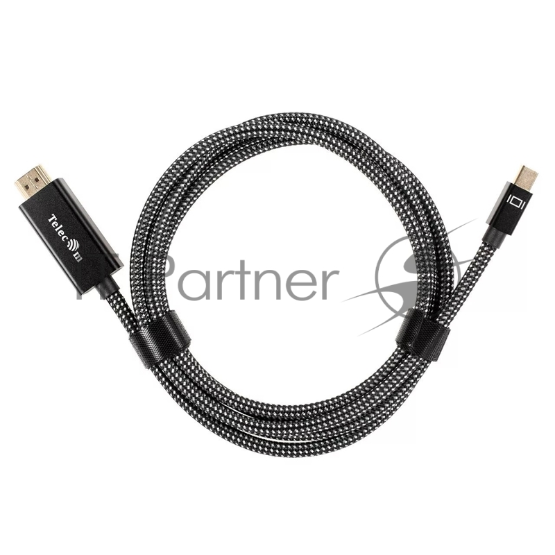 Кабель miniDisplayPort M-> HDMI M 4K@120Hz/8K@30Hz 1.8m Telecom,оплетка (TA820M-1.8M)