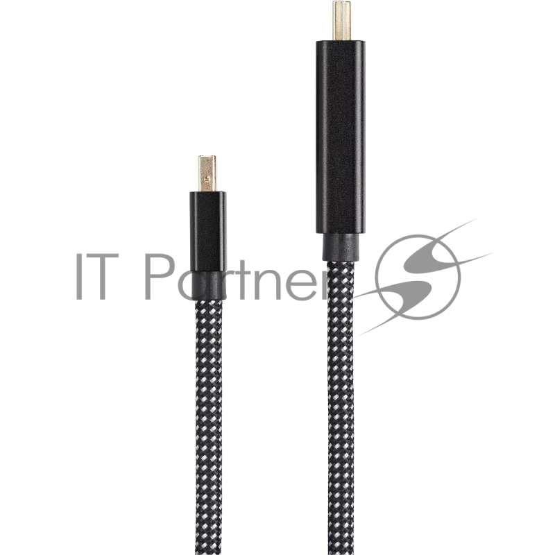 Кабель miniDisplayPort M-> HDMI M 4K@120Hz/8K@30Hz 1.8m Telecom,оплетка (TA820M-1.8M)