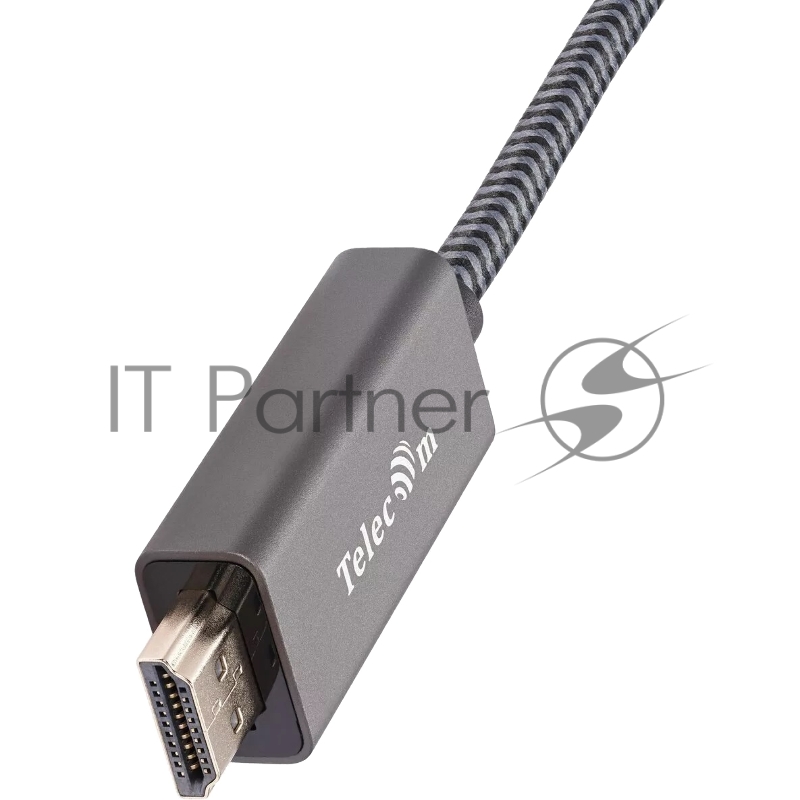 Кабель miniDisplayPort M-> HDMI M 4K@60Hz 1.8m Telecom,оплетка (TA562M-1.8M)