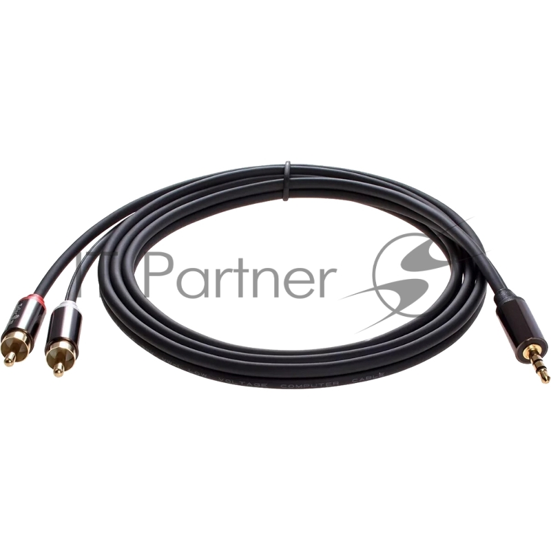 Кабель соединит 3.5 Jack (M) - 2xRCA (M), 3м Telecom PRO <TAV7183M-3M>