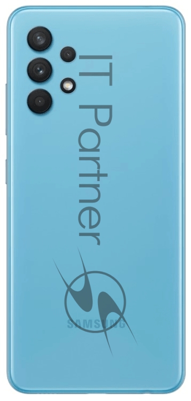 Смартфон Samsung SM-A325F Galaxy A32 128Gb 6Gb голубой моноблок 3G 4G 2Sim 6.4 1080x2400 Android 11 64Mpix 802.11 a/b/g/n/ac NFC GPS GSM900/1800 GSM1900 TouchSc microSD max1024Gb