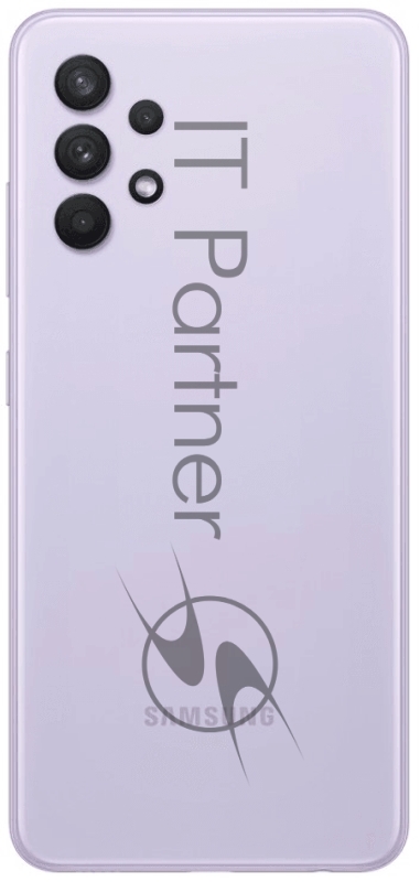 Смартфон Samsung SM-A325F Galaxy A32 128Gb 6Gb фиолетовый моноблок 3G 4G 2Sim 6.4 1080x2400 Android 11 64Mpix 802.11 a/b/g/n/ac NFC GPS GSM900/1800 GSM1900 TouchSc microSD max1024Gb