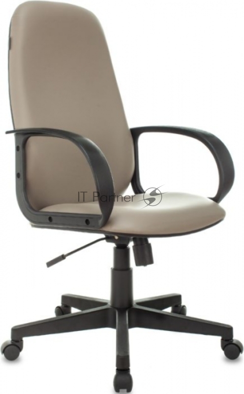 Кресло руководителя Бюрократ CH-808AXSN серый эко.кожа крестовина пластик