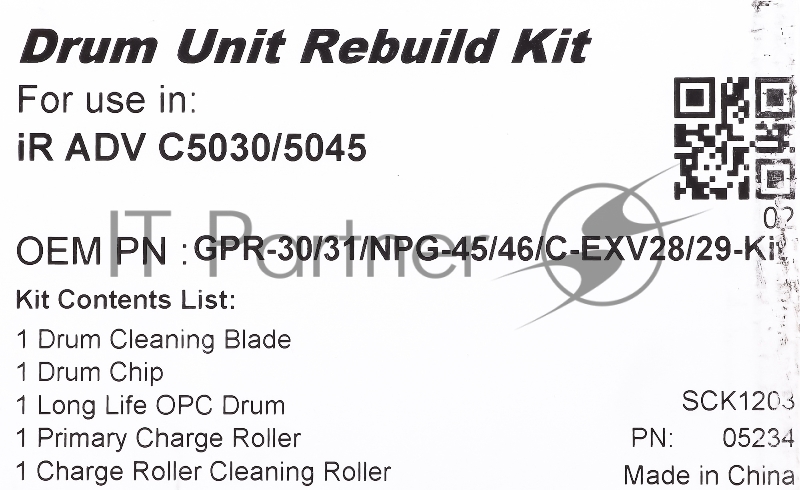 Комплект восстановления драм-юнита Cet CET5234 (C-EXV28) для Canon iR ADVANCE C5030/C5035/C5045/C5051 150000стр.