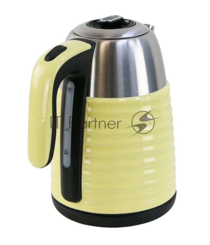 Чайник эл. WILLMARK WEK-1738PST (1.7л, двойные стенки, эффект термоса, термометр, 2200Вт) Желтый