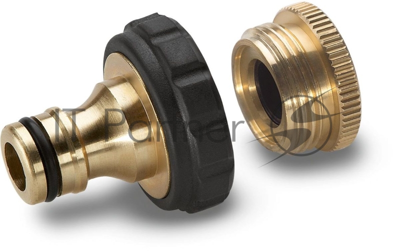 Штуцер Karcher G3/4, G1/2 BP Д.вх.3/4 Д.вых.1/2 черный/желтый (2.645-013.0)