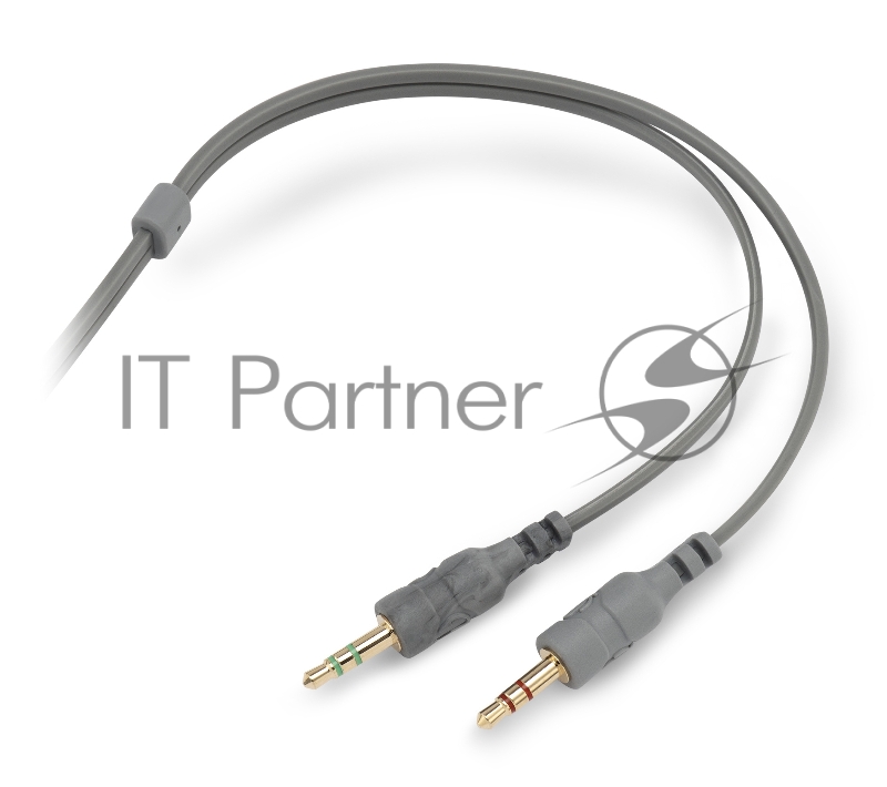 Наушники с микрофоном Oklick/Оклик HS-L600 серый 1.8м мониторные оголовье (1532023)