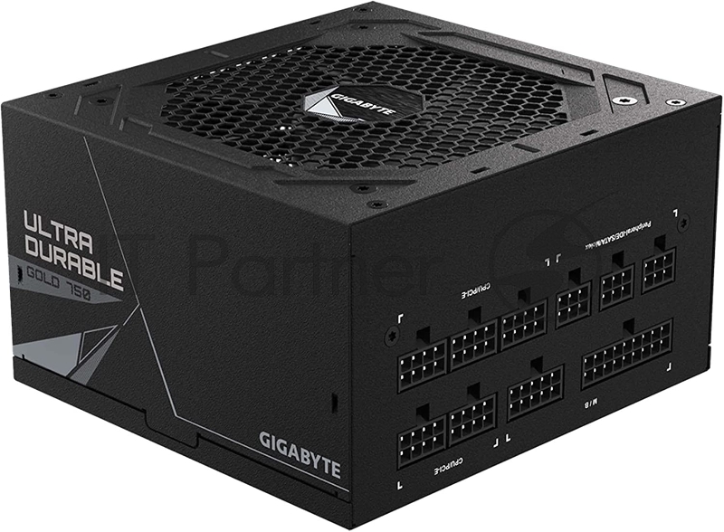 Блок питания Gigabyte ATX 750W GP-UD750GM 80+ gold 24+2x(4+4) pin APFC 120mm fan 8xSATA Cab Manag RTL
