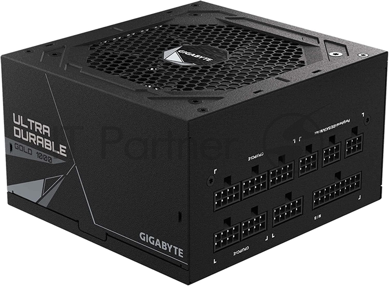Блок питания Gigabyte ATX 1000W GP-UD1000GM 80+ gold (24+4+4pin) APFC 120mm fan 8xSATA Cab Manag RTL