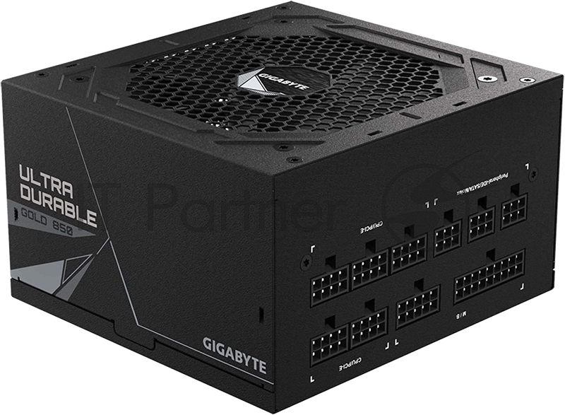 Блок питания Gigabyte ATX 850W GP-UD850GM 80+ gold 24+2x(4+4) pin APFC 120mm fan 8xSATA Cab Manag RTL