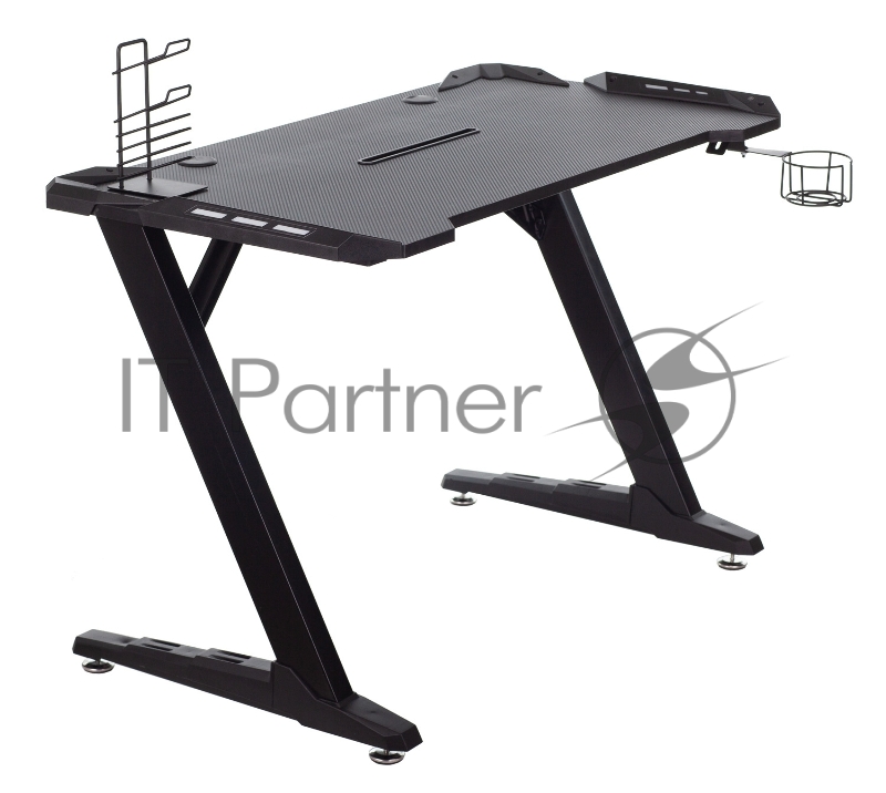 Стол игровой Бюрократ CARRY-02 столешница карбон черный каркас черный