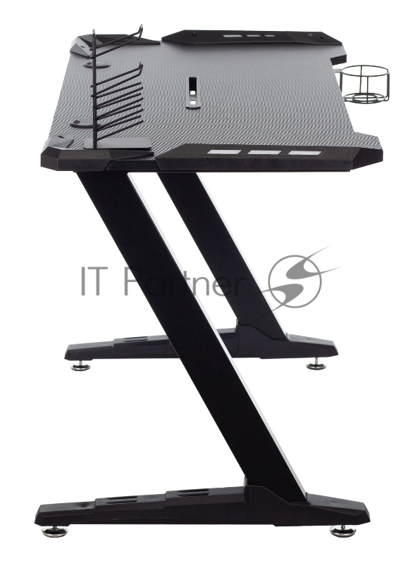 Стол игровой Бюрократ CARRY-02 столешница карбон черный каркас черный