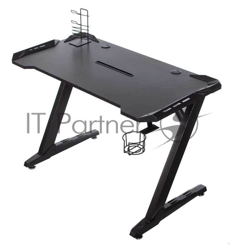 Стол игровой Бюрократ CARRY-02 столешница карбон черный каркас черный