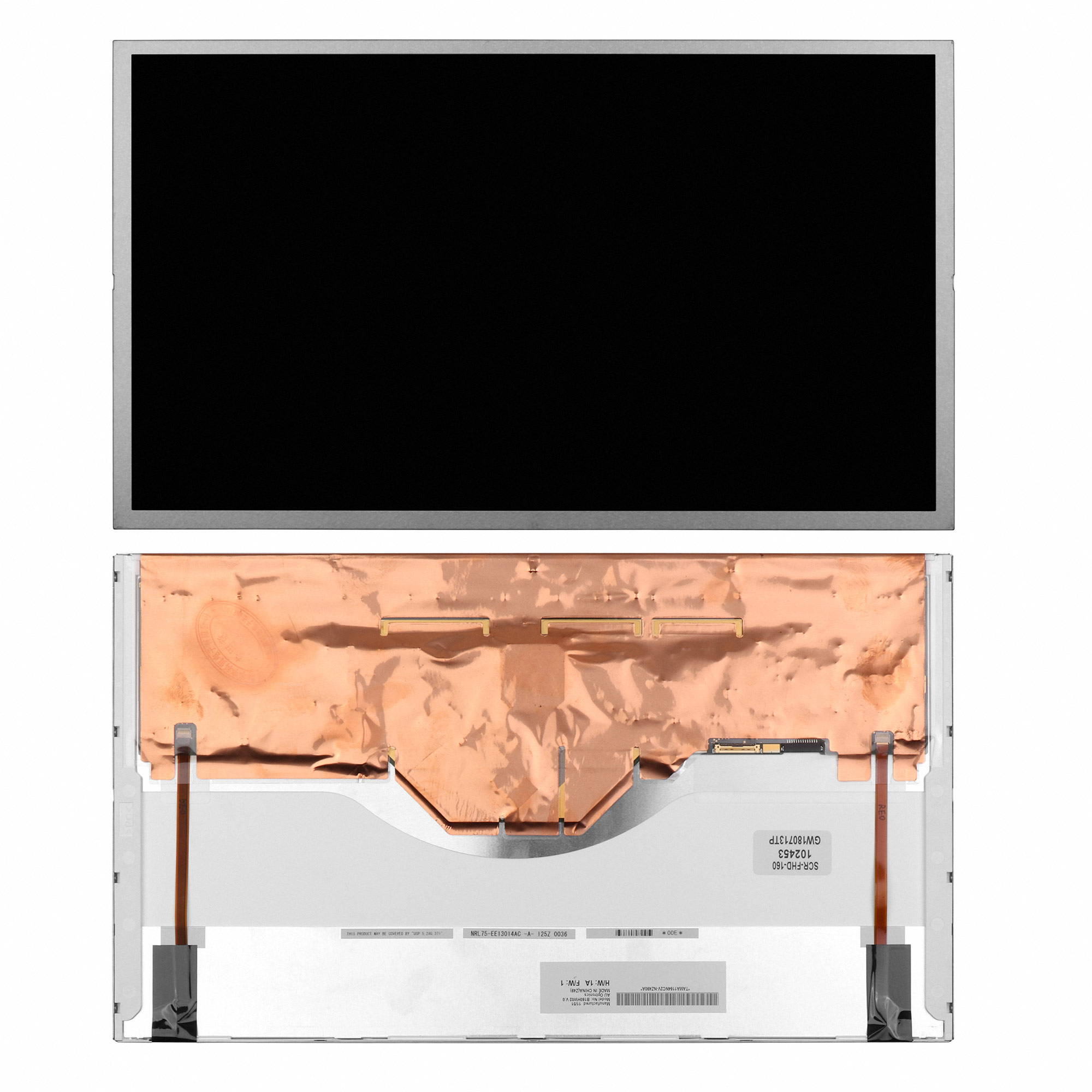 Матрица для ноутбука 16" 1920x1080 FHD, 40 pin LED. Матовая. B160HW02 V.0