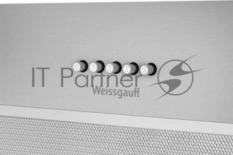 Вытяжка встраиваемая Weissgauff Root 600 PB Inox нержавеющая сталь управление: кнопочное (1 мотор)
