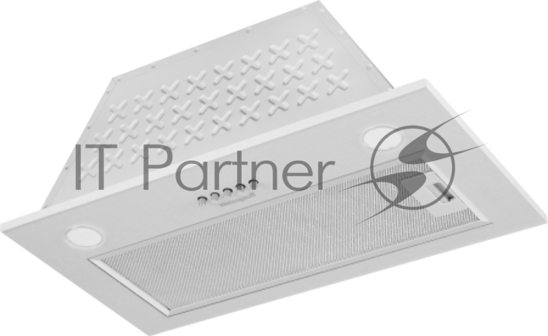 Вытяжка встраиваемая Weissgauff Root 600 PB Inox нержавеющая сталь управление: кнопочное (1 мотор)