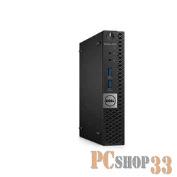 Персональный компьютер DELL Optiplex 5050 Micro,i5-7500T (2,7GHz),8GB (1x8GB) DDR4,500GB (7200 rpm),