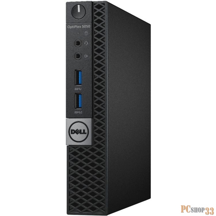 Персональный компьютер DELL Optiplex 5050 Micro,i5-7500T (2,7GHz),8GB (1x8GB) DDR4,500GB (7200 rpm),