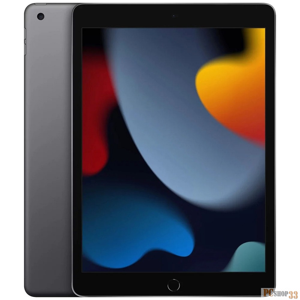 Планшет Apple iPad 2021 A2602 A13 Bionic 6С ROM256Gb 10.2 IPS 2160x1620 iOS серый космос 8Mpix 12Mpix BT WiFi Touch 10hr