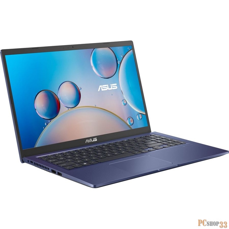 Ноутбук Asus X515EA-BQ1898 Core i5 1135G7 8Gb SSD256Gb Intel Iris Xe graphics 15.6 IPS FHD (1920x1080) noOS blue WiFi BT Cam