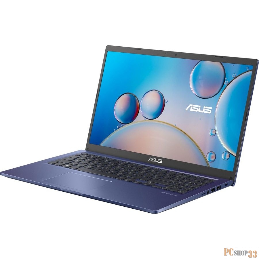 Ноутбук Asus X515EA-BQ1898 Core i5 1135G7 8Gb SSD256Gb Intel Iris Xe graphics 15.6 IPS FHD (1920x1080) noOS blue WiFi BT Cam