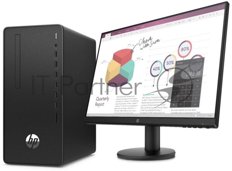 Компьютер в комплекте с монитором HP Bundles 290 G4 MT Intel Core i5 10500(3.1Ghz)/8192Mb/256PCISSD 1y/W10Pro + Monitor P24v, Spec