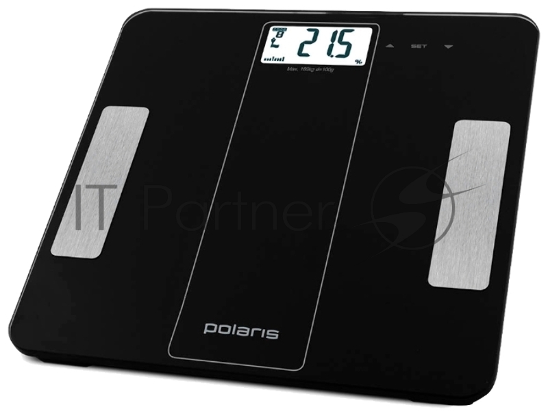 Весы напольные электронные Polaris PWS1860DGF черный