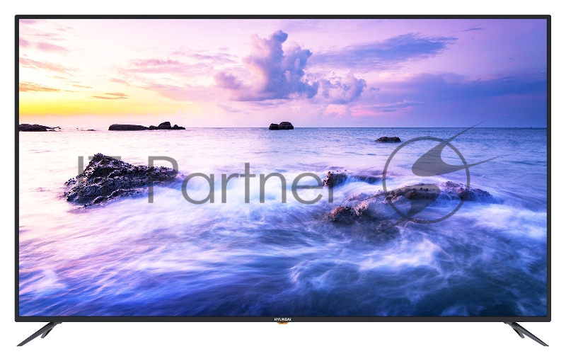 Телевизор LED Hyundai 75 H-LED75GU7005 Салют ТВ черный Ultra HD 60Hz DVB-T DVB-T2 DVB-C DVB-S DVB-S2 USB WiFi Smart TV (RUS)