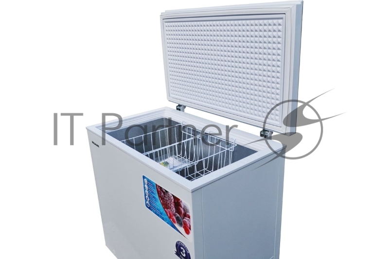 Морозильный ларь WILLMARK CF-250G (КОМПРЕССОР TOSHIBA, до -24С, 225л, 2 корз., стеклянная крышка)