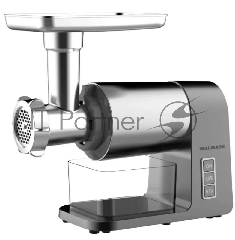 Электромясорубка WILLMARK WMG-3672GS (2000Вт,DС двиг.,мет.шест.ред.,мет.корп,р 3 реш.,2 г.гар)