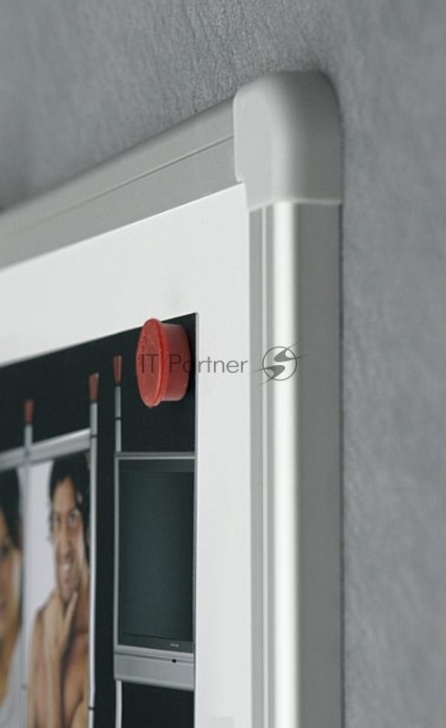 Демонстрационная доска 2X3 TSA129 магнитно-маркерная лак 90x120см алюминиевая рама