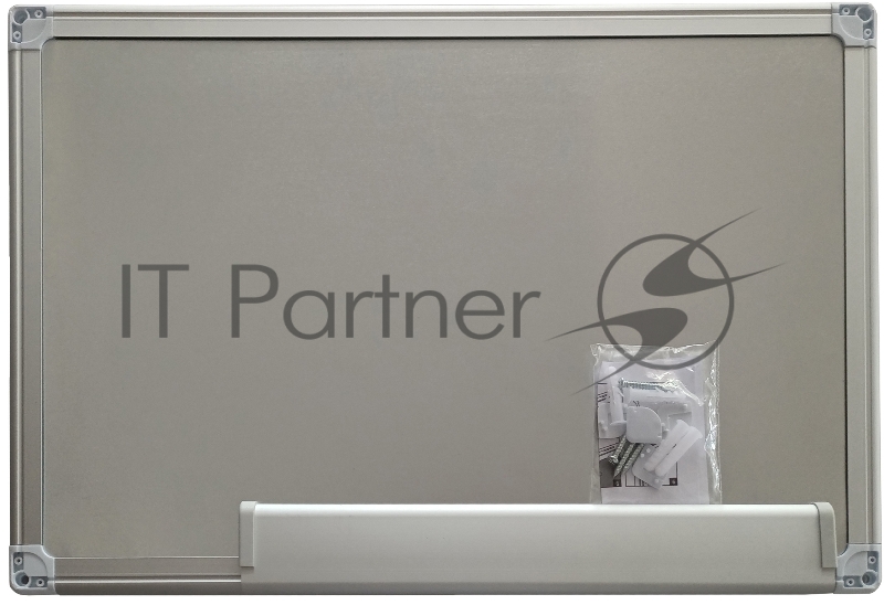 Доска магнитно-маркерная Silwerhof белый 100x150см алюминиевая рама