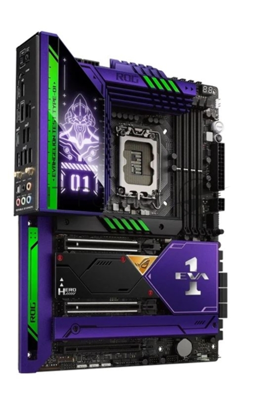 Материнская плата ASUS ROG MAXIMUS Z690 HERO EVA, LGA1700, Z690, 4*DDR5, HDMI, 2xUSB Type-C, SATA3, M2, Audio, Gb LAN, USB 3.2, COM*1 header (w/o cable), ATX 90MB1BX0-M0EAY0