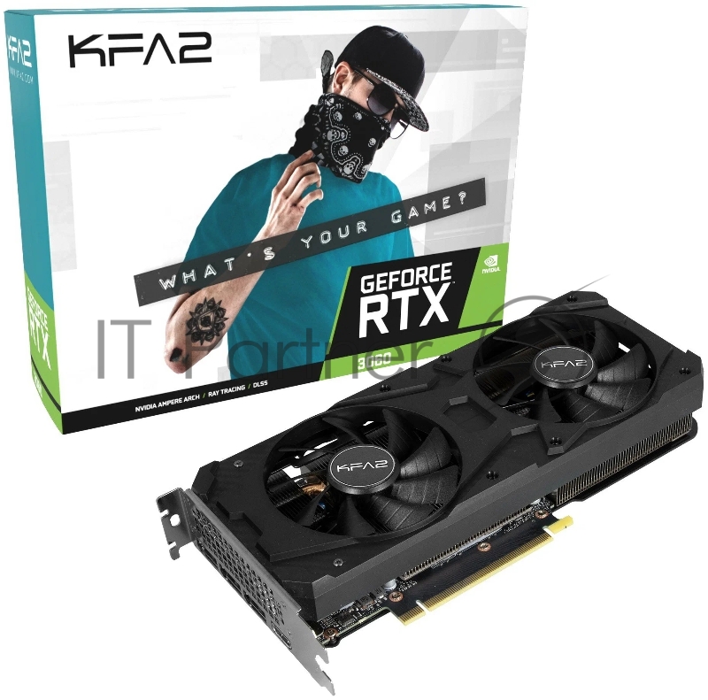 Видеокарта PCIE16 RTX3060 12GB LHR RTX 3060 CORE 12GB KFA2