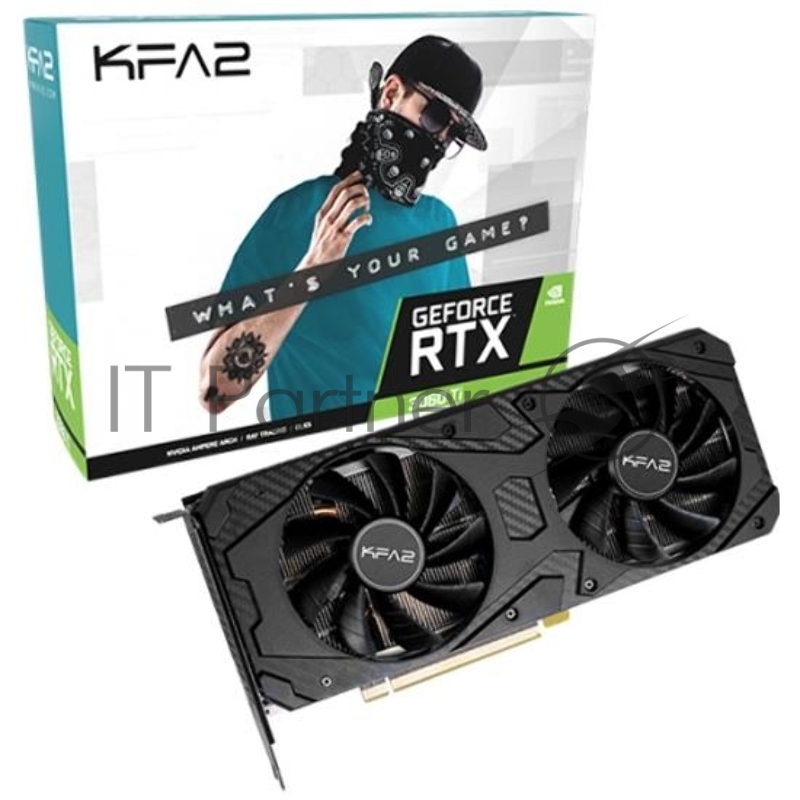 Видеокарта PCIE16 RTX3060TI 8GB LHR RTX3060TI CORE 8G KFA2