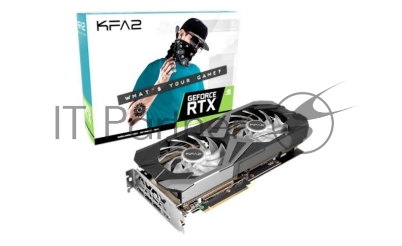 Видеокарта PCIE16 RTX3060TI 8GB LHR RTX 3060 TI X BLACK 8GB KFA2