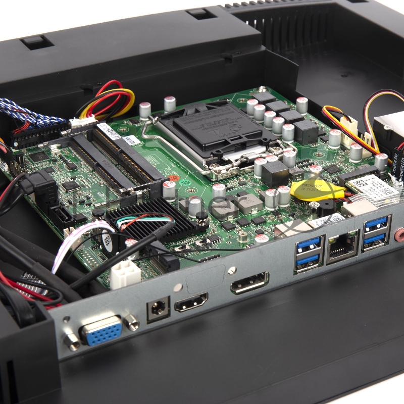 Моноблок NERPA SAIMAA FS 23.8(1920x1080 (матовый) IPS)/Intel Core i5 11400(2.6Ghz)/16384Mb/500SSDGb 3y/black/noOS + FixStand, VESA, 1*DP, 1*Type-C, БП вн.120W cam 3.0М + Mic, noKbd&m