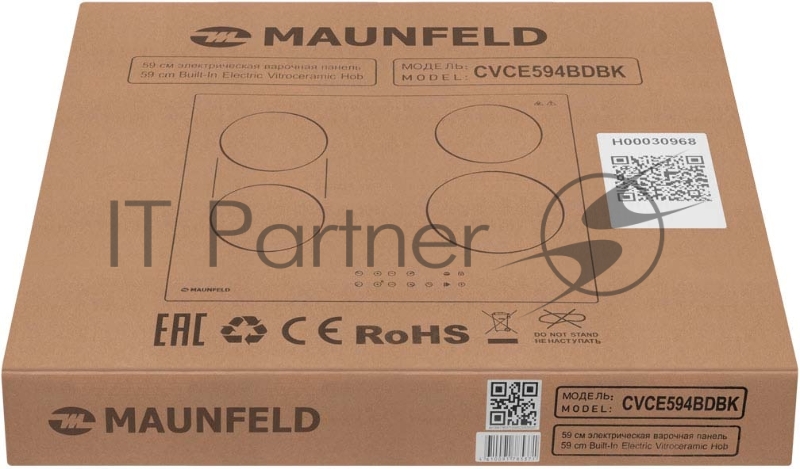 Электрическая варочная панель MAUNFELD CVCE594BDBK