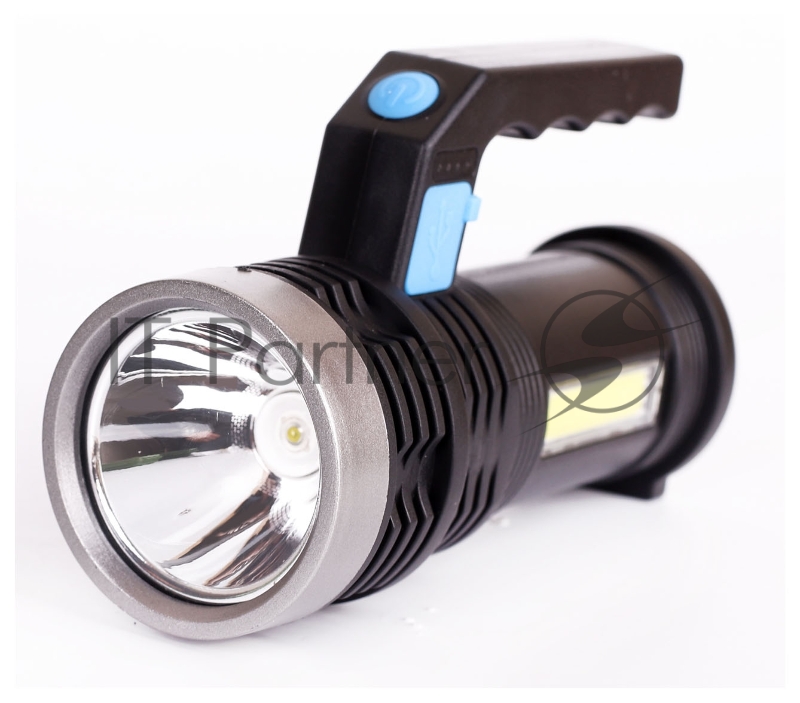 Фонарь аккум. Ultraflash LED53765 черный 3Вт лам.:светодиод. встроенный аккумулятор (14665)