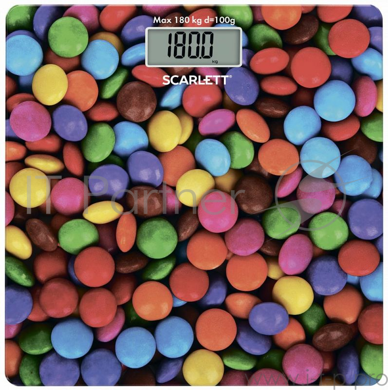 Весы напольные электронные Scarlett SC-BS33E096 макс.180кг рисунок