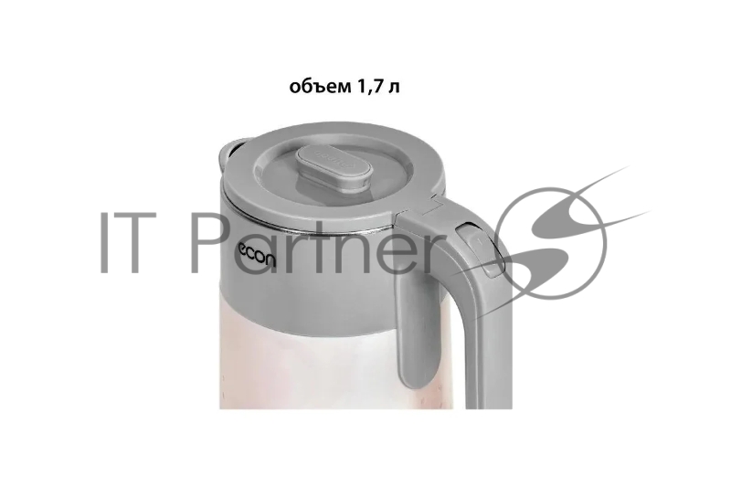 Чайник электрический, мощность 1500 ватт, объем 1,7 литра, двойные стенки - защита от ожога при неосторожном касании, индикация включения, автоматическое отключение при закипании, хранение электрошнура в подставке