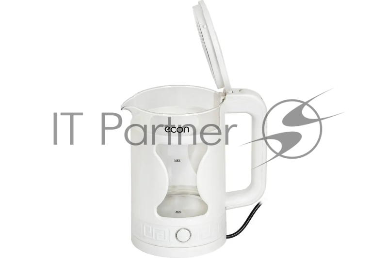 Чайник электрический, мощность 1500 ватт, объем 1,5 литра, неоновая точечная подсветка, защита от включения без воды, автоматическое отключение при закипании, вращение на 360 градусов, хранение электрошнура в подставке