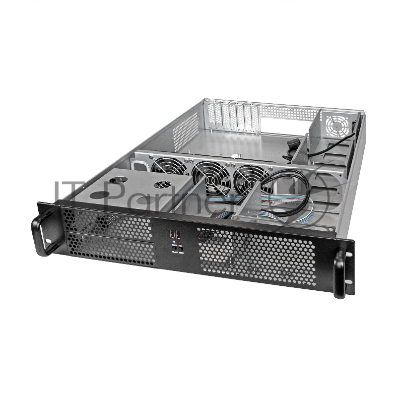 Серверный корпус ExeGate Pro EX284980RUS 2U650-08 <RM 19, высота 2U, глубина 650, БП 800ADS, 2*USB>