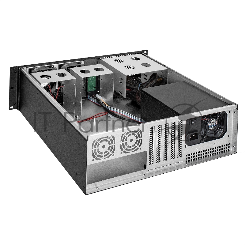 Серверный корпус ExeGate Pro EX293183RUS 3U390-08 <RM 19, высота 3U, глубина 390, БП 1200RADS, USB>