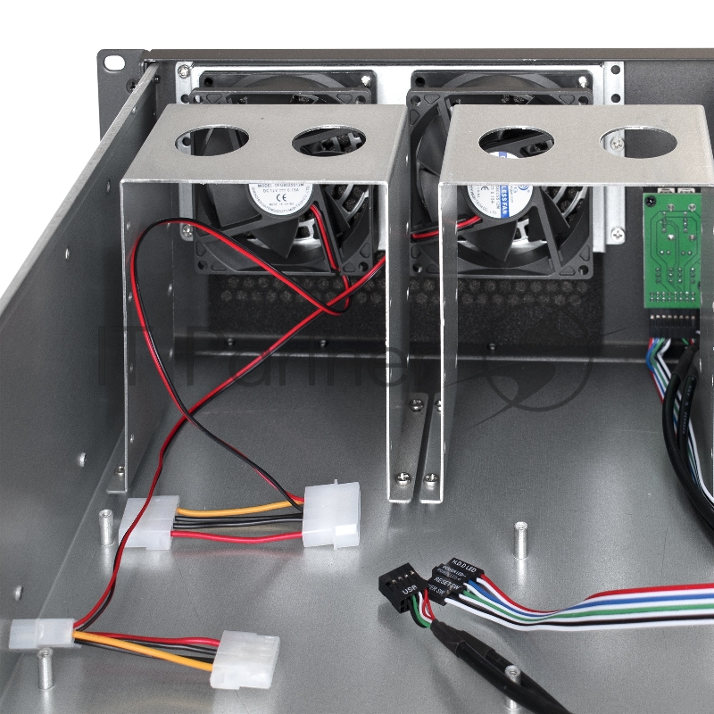 Серверный корпус ExeGate Pro EX293187RUS 3U390-08 <RM 19, высота 3U, глубина 390, БП 800RADS, USB>