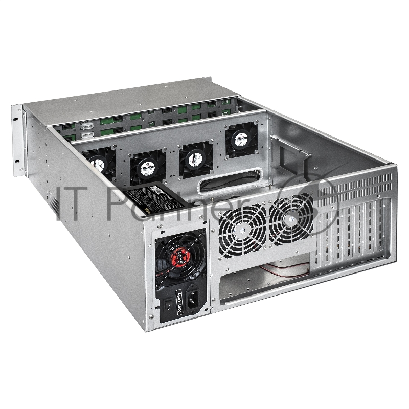 Серверный корпус ExeGate Pro EX293272RUS 4U660-HS24 <RM 19, высота 4U, глубина 660, БП 500RADS, 24xHotSwap, USB>